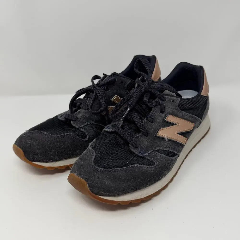 New Balance WL520J2 Black Tan Fresh Foam Sneakers 9